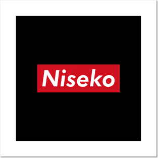 Niseko Ski Resort | Japow, Japan Hokkaido Snowboard Decal Posters and Art